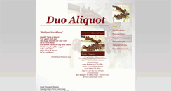 Desktop Screenshot of duo-aliquot.de